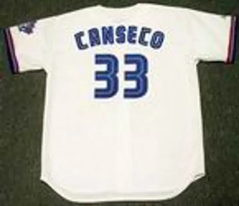JOSE CANSECO Toronto Blue Jays 1998 Majestic Throwback Home Baseball Jersey 