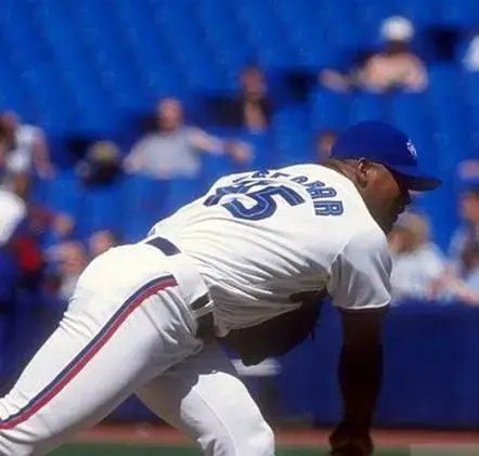KELVIM ESCOBAR Toronto Blue Jays 1998 Majestic Throwback Home Baseball Jersey 