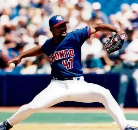 KELVIM ESCOBAR Toronto Blue Jays 1999 Majestic Throwback Home Baseball Jersey 