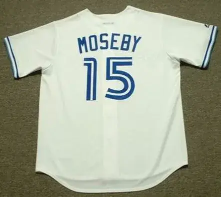 LLOYD MOSEBY Toronto Blue Jays 1989 Majestic Throwback Home Baseball Jersey 