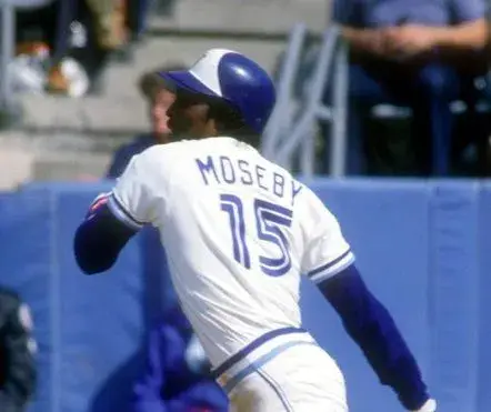 LLOYD MOSEBY Toronto Blue Jays 1989 Majestic Throwback Home Baseball Jersey 