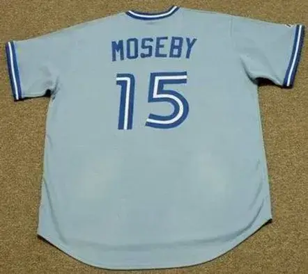 LLOYD MOSEBY Toronto Blue Jays Majestic Cooperstown Throwback Baseball Jersey 