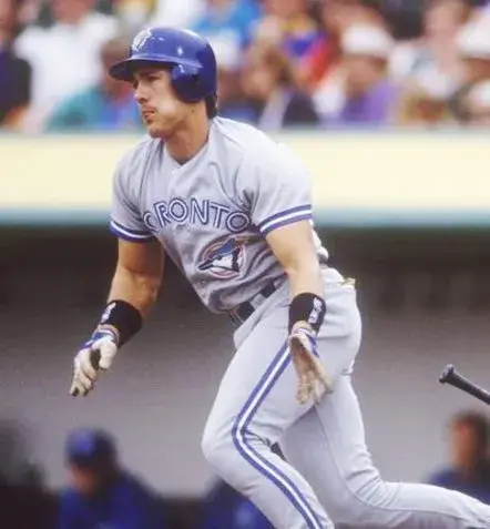 PAT BORDERS Toronto Blue Jays 1992 Majestic Throwback Away Baseball Jersey 