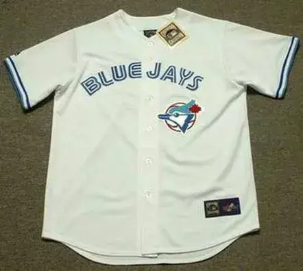 PAT BORDERS Toronto Blue Jays 1992 Majestic Throwback Home Baseball Jersey