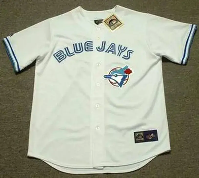 PAT BORDERS Toronto Blue Jays 1992 Majestic Throwback Home Baseball Jersey