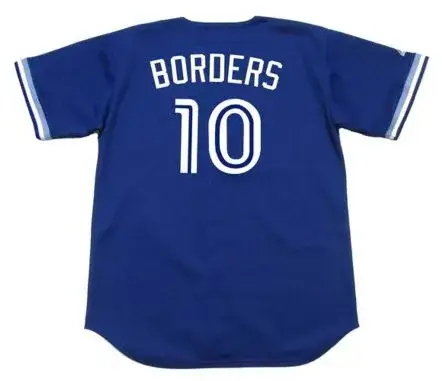 PAT BORDERS Toronto Blue Jays 1994 Majestic Throwback Baseball Jersey 
