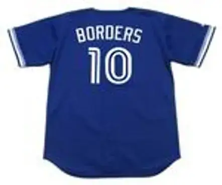 PAT BORDERS Toronto Blue Jays 1994 Majestic Throwback Baseball Jersey 