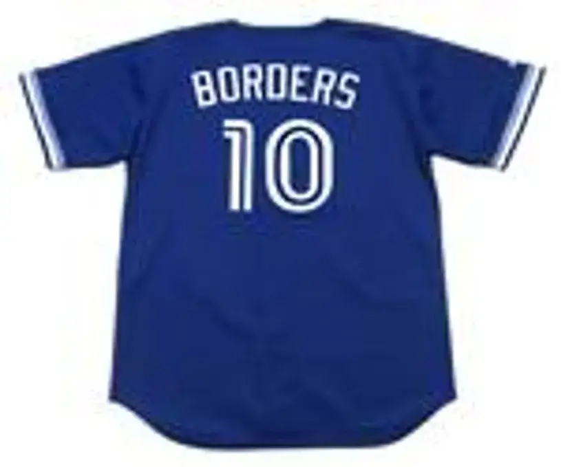PAT BORDERS Toronto Blue Jays 1994 Majestic Throwback Baseball Jersey 
