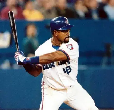 RAUL MONDESI Toronto Blue Jays 2000 Majestic Throwback Home Baseball Jersey 