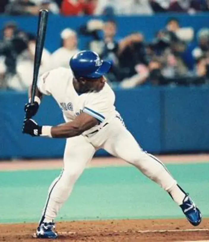 RICKEY HENDERSON Toronto Blue Jays 1993 Home Majestic Baseball Throwback Jersey 