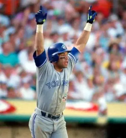 ROBERTO ALOMAR Toronto Blue Jays 1992 Majestic Throwback Away Baseball Jersey 