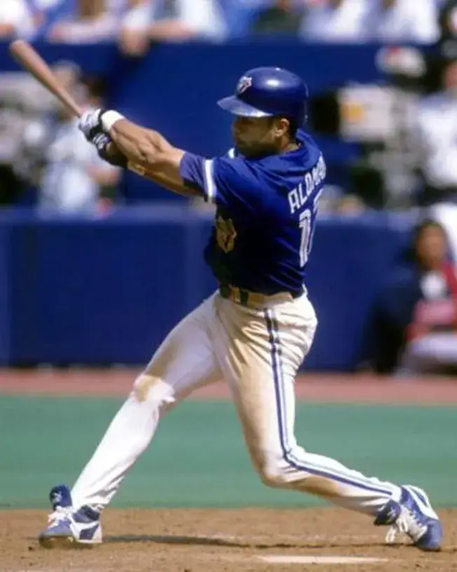 ROBERTO ALOMAR Toronto Blue Jays 1994 Majestic Throwback Baseball Jersey 