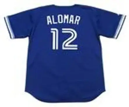 ROBERTO ALOMAR Toronto Blue Jays 1994 Majestic Throwback Baseball Jersey 