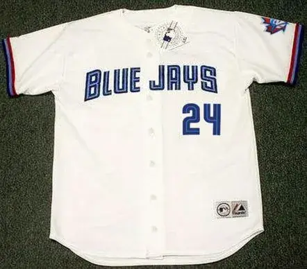 SHANNON STEWART Toronto Blue Jays 1999 Majestic Throwback Home Baseball Jersey