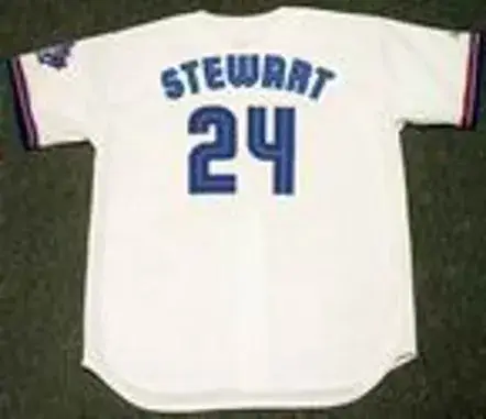 SHANNON STEWART Toronto Blue Jays 1999 Majestic Throwback Home Baseball Jersey 