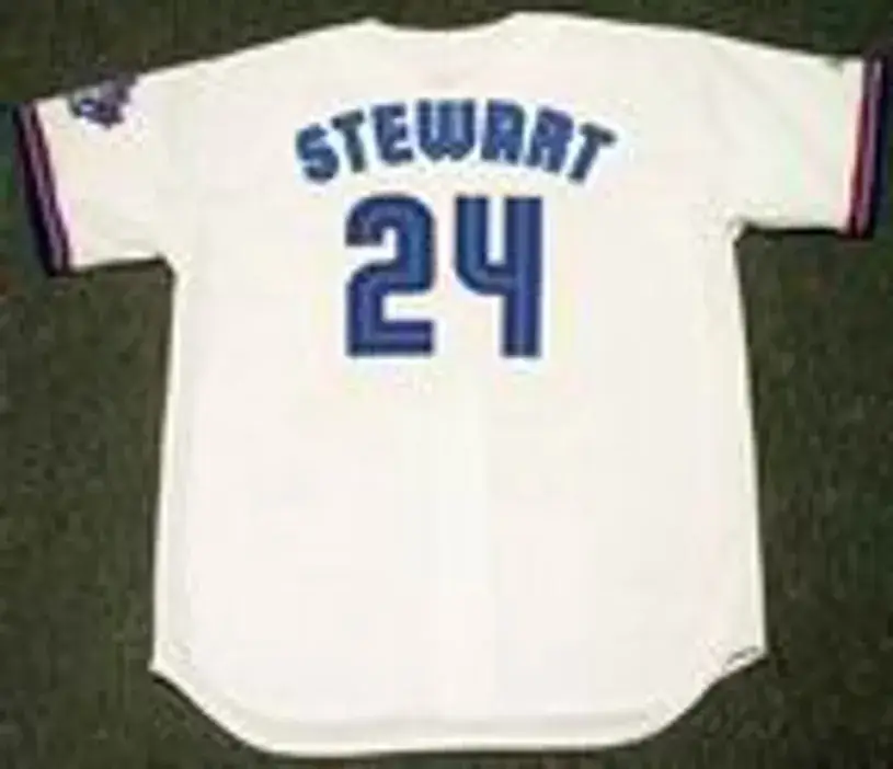 SHANNON STEWART Toronto Blue Jays 1999 Majestic Throwback Home Baseball Jersey 