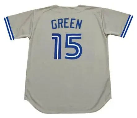 SHAWN GREEN Toronto Blue Jays 1995 Majestic Throwback Away Baseball Jersey