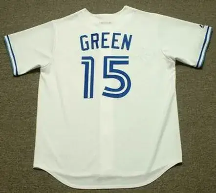 SHAWN GREEN Toronto Blue Jays 1995 Majestic Throwback Home Baseball Jersey 