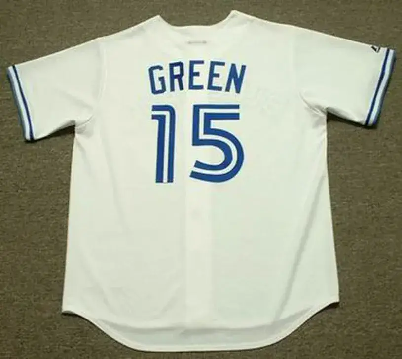SHAWN GREEN Toronto Blue Jays 1995 Majestic Throwback Home Baseball Jersey 