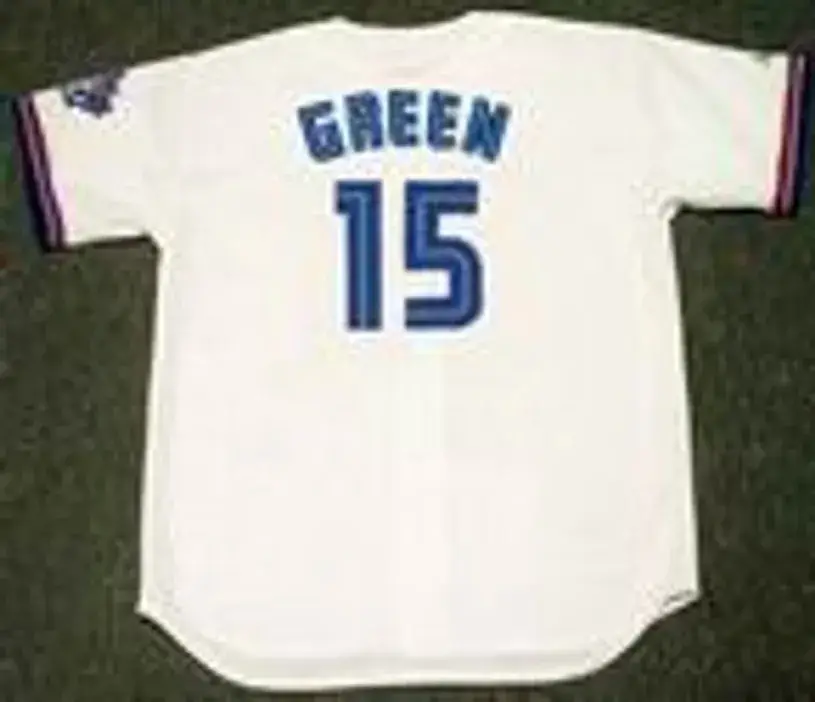 SHAWN GREEN Toronto Blue Jays 1997 Majestic Throwback Home Baseball Jersey 