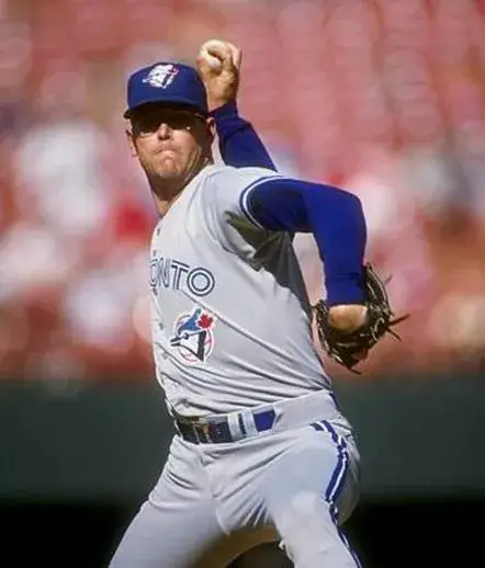 TOM HENKE Toronto Blue Jays 1992 Majestic Throwback Away Baseball Jersey 