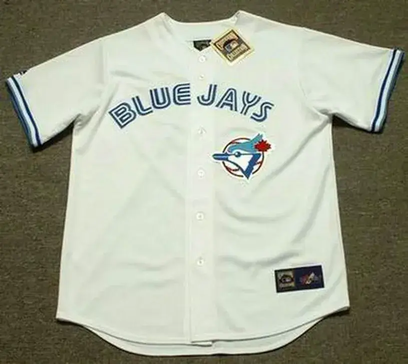 TOM HENKE Toronto Blue Jays 1992 Majestic Throwback Home Baseball Jersey