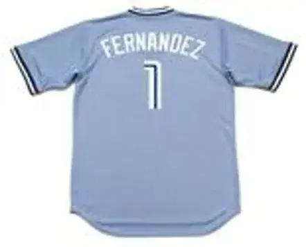TONY FERNANDEZ Toronto Blue Jays 1988 Majestic Cooperstown Away Baseball Jersey 