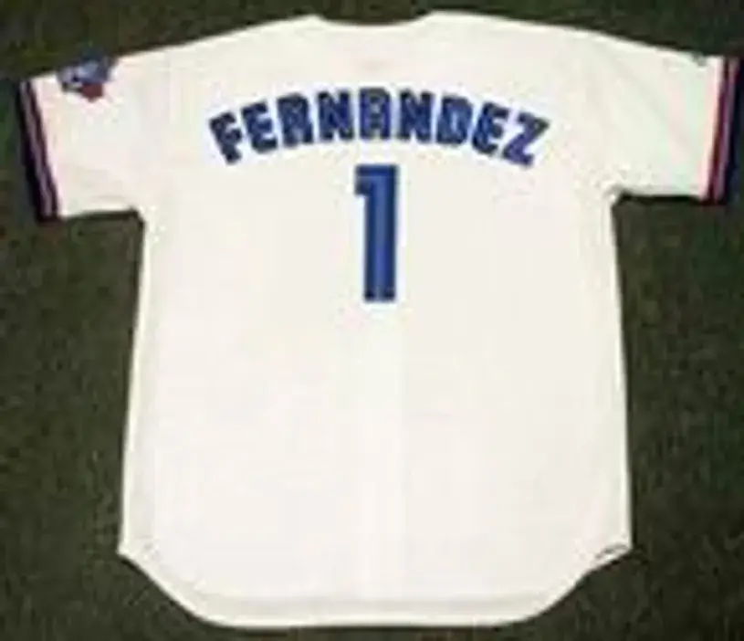 TONY FERNANDEZ Toronto Blue Jays 1999 Majestic Throwback Home Baseball Jersey 