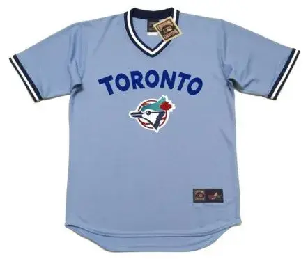 TORONTO BLUE JAYS 1970’s Majestic Cooperstown Away Jersey Customized “Any Name &  Number(s)”