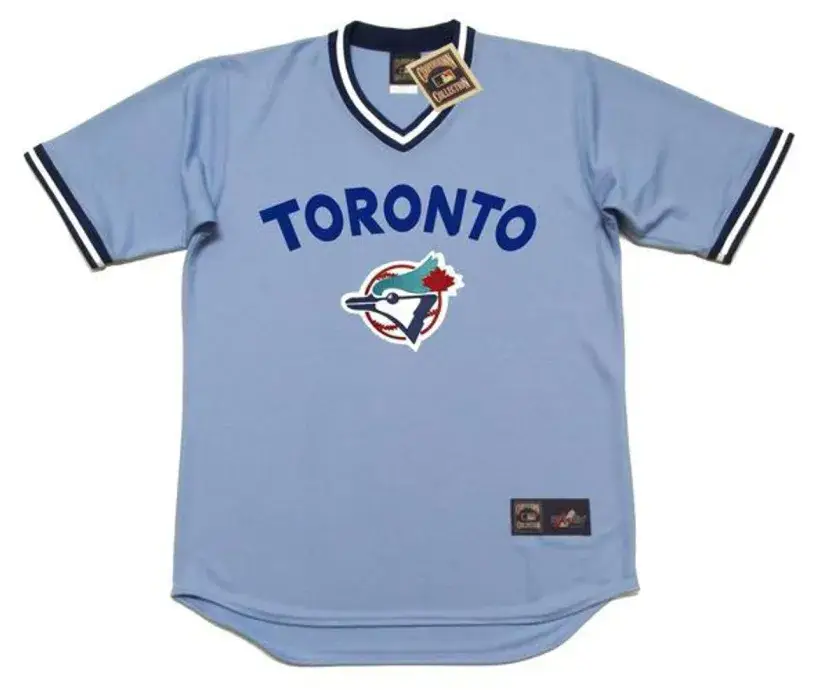 TORONTO BLUE JAYS 1970’s Majestic Cooperstown Away Jersey Customized “Any Name &  Number(s)”