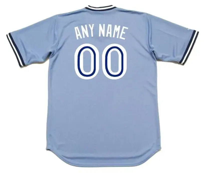 TORONTO BLUE JAYS 1980’s Majestic Away Throwback Jersey Customized “Any Name &  Number(s)” 