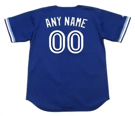 TORONTO BLUE JAYS 1990’s Majestic Throwback Jersey Customized “Any Name &  Number(s)” 