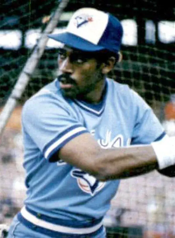 WILLIE UPSHAW Toronto Blue Jays 1983 Majestic Cooperstown Away Baseball Jersey 