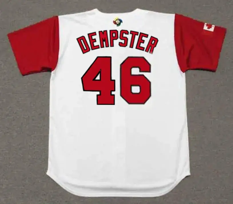RYAN DEMPSTER Canada 2017 World Baseball Classic Throwback Jersey 