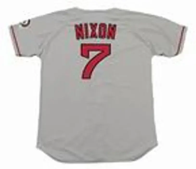 TROT NIXON Boston Red Sox 2004 Majestic Throwback Away Baseball Jersey 