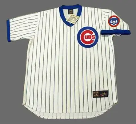 RICK REUSCHEL Chicago Cubs 1980 Majestic Cooperstown Home Baseball Jersey
