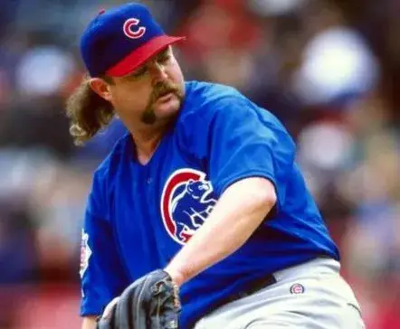 ROD BECK Chicago Cubs 1998 Majestic Throwback Alternate Baseball Jersey 