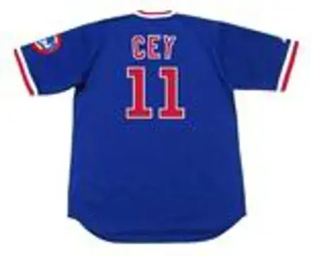 RON CEY Chicago Cubs 1984 Majestic Cooperstown Throwback Baseball Jersey 