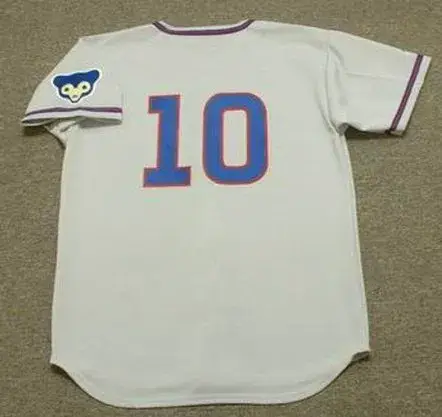 RON SANTO Chicago Cubs 1968 Away Majestic Baseball Throwback Jersey 