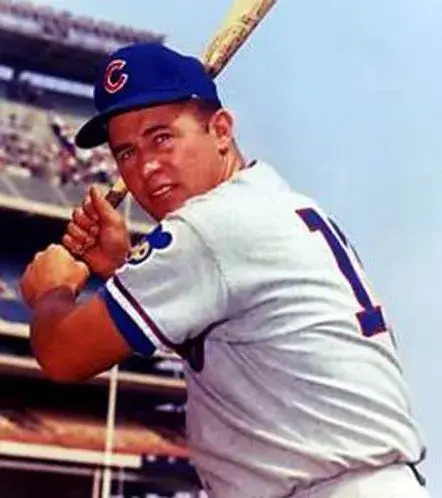 RON SANTO Chicago Cubs 1968 Away Majestic Baseball Throwback Jersey 