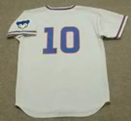 RON SANTO Chicago Cubs 1968 Away Majestic Baseball Throwback Jersey 