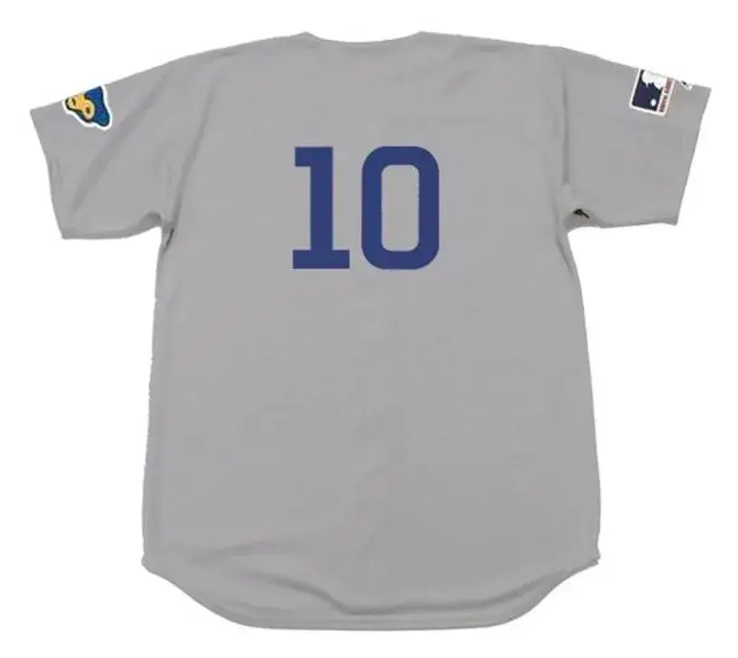 RON SANTO Chicago Cubs 1969 Away Majestic Throwback Baseball Jersey