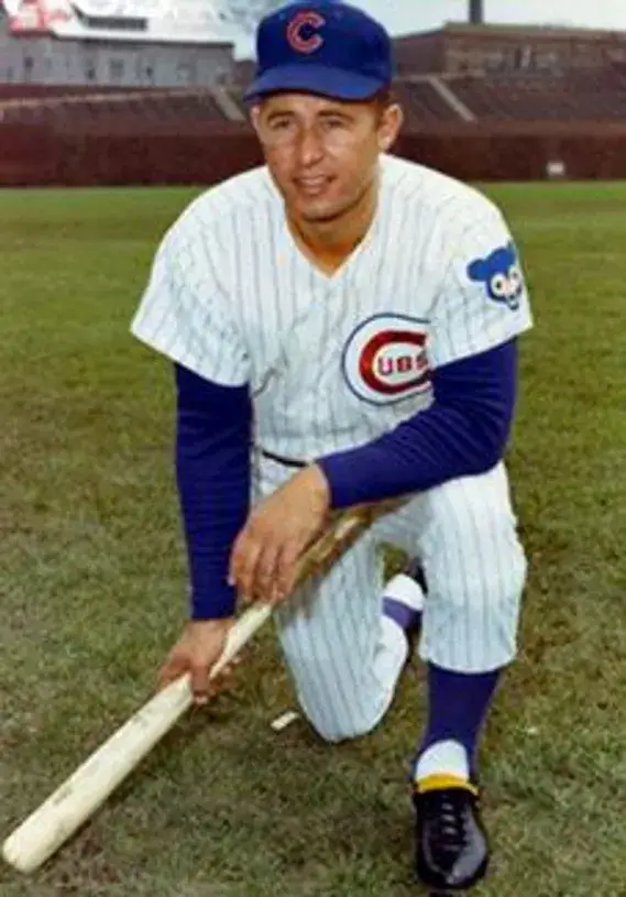 RON SANTO Chicago Cubs 1969 Majestic Cooperstown Throwback Home Baseball Jersey 