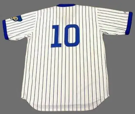 RON SANTO Chicago Cubs 1972 Majestic Cooperstown Home Baseball Jersey 