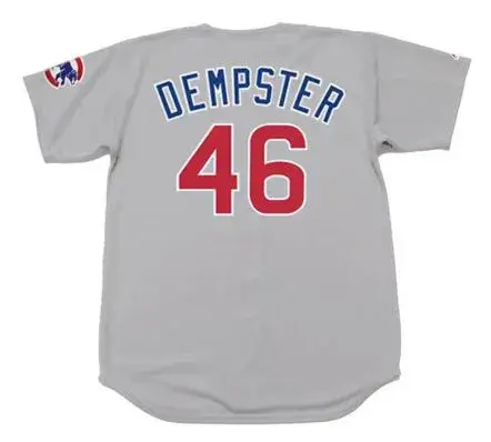 RYAN DEMPSTER Chicago Cubs 2008 Majestic Throwback Away Baseball Jersey 