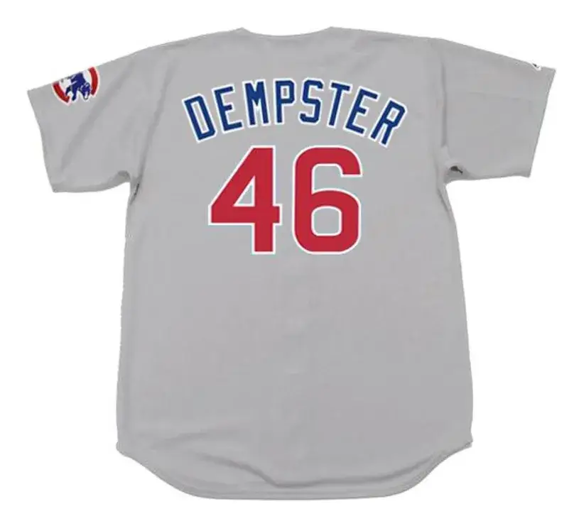 RYAN DEMPSTER Chicago Cubs 2008 Majestic Throwback Away Baseball Jersey 