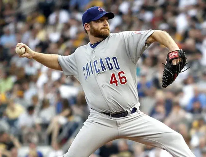 RYAN DEMPSTER Chicago Cubs 2008 Majestic Throwback Away Baseball Jersey 