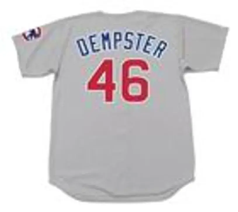 RYAN DEMPSTER Chicago Cubs 2008 Majestic Throwback Away Baseball Jersey 