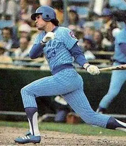 RYNE SANDBERG Chicago Cubs 1982 Away Majestic Throwback Baseball Jersey 