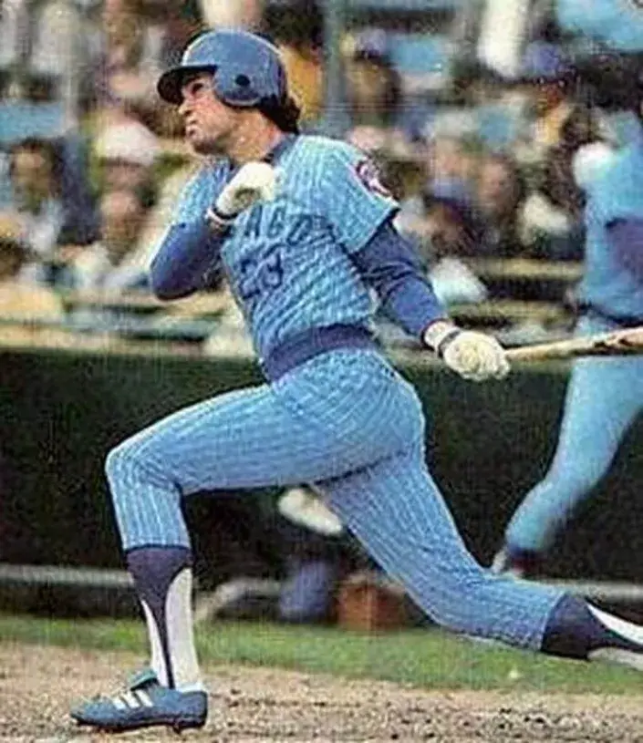 RYNE SANDBERG Chicago Cubs 1982 Away Majestic Throwback Baseball Jersey 